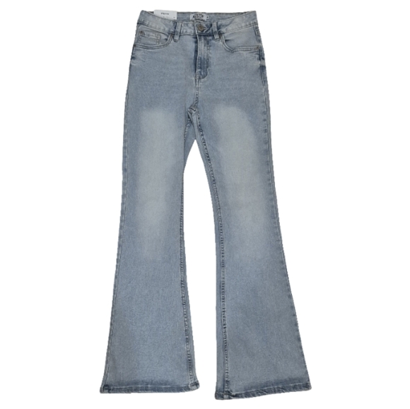 refuge denim Denim - Blue Flare Jeans with Wide Leg Design